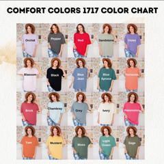 USA 250th Anniversary Comfort Colors Floral Tee, 1776-2026 Patriotic Shirt