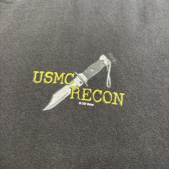 7.62 Design USMC Recon Project Shirt Mens XL Grunge Military Faded Ripped Read