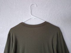 Dockers Mens Long Sleeve T Shirt M Olive Green Crew Neck Tee Shirts Cotton Knit