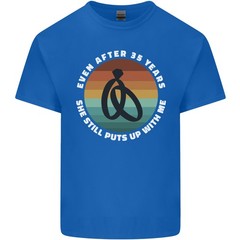 35 Year Wedding Anniversary 35th Marriage Mens Light Cotton T-Shirt