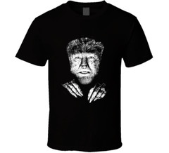 Wolfman Monster Horror Movie Scary Halloween Vector Funny T Shirt Tee Gift New