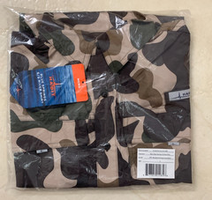 Habit Blue Springs River Shirt Mens Short Sleeve Camo Size S New With Tags