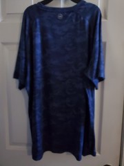 Peter Millar Men Navy Blue Camo UPF 50+ T-Shirt SZ L Activewear Stretch