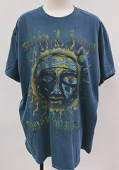 Distressed Sublime Blue Navy T-Shirt New
