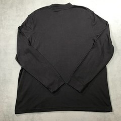 Croft & Barrow T Shirt Men’s XL Black The Easy Care Mock Neck Long Sleeve NEW