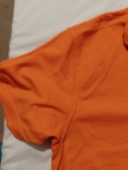 Men’s T Shirt Uneek Size S Short Sleeves Orange 24955