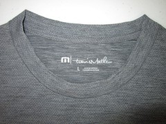 TRAVIS MATHEW SCENIC VISTA Performance Active Tee T-Shirt Heather Grey Sz L