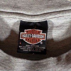 Harley-Davidson El Paso, Tx Barnett Light Gray Long Sleeve Logo Shirt. D1