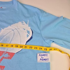 Jordan Brand Michael Jordan Dunk Graphic T-Shirt Blue Mens Medium Nike Jumpman