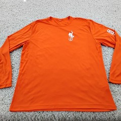 Dirty Hooker Shirt Mens Large Orange Performance Fishing Beach Beer Outdoor A5