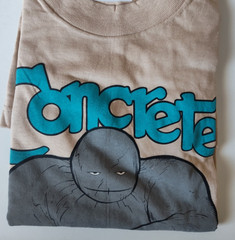 DARK HORSE COMIC VINTAGE CONCRETE PAUL CHADWICK GRAPHITTI DESIGNS T SHIRT XL