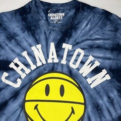 Chinatown Market Tee Shirt Sz S Limited Edition Smiley Face Tie Dye SS Crew RARE