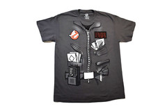 Ghostbusters Mens Ghostbusters Peter Venkman Costume Cosplay Shirt New M