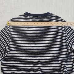 Common People T-Shirt Men’s L Navy Striped NWT Short Sleeve NEW Super Soft Crew
