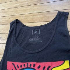BROOKLYN MINT Biggie Tank Top Shirt Men M Black Graphic Color Hip Hop Retro Tee