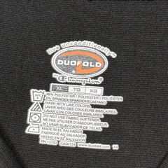 Duofold Shirt Mens XL Black Base Layer Outdoor Long Sleeve Crew Neck Hiking