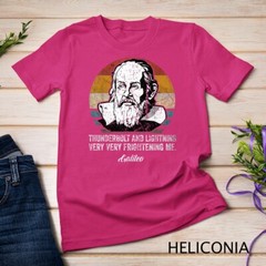 Thunderbolt lightning Galileo philosopher physics astronomy Unisex T-shirt