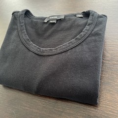 Vince Men’s 2XL 100% Cotton Crewneck Black USA Made Classic Basic T-Shirt