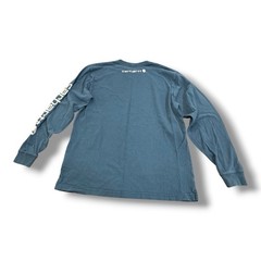 Carhartt K231 Teal Blue Long Sleeve T-Shirt Sleeve Original Fit Men’s Size M