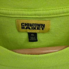 Chinatown Market Shirt Mens XL Green Short Sleeve Crew Neck Logo