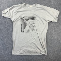 Vintage Screen Stars Memphis 84 Shirt Mens Large Gray Elvis Graphic Tee 80s