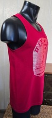 Hinano Tahiti Island Girl Red Tahiti Sleeveless Tank Top T-Shirt Sz M