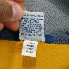 Old Navy T Shirt Mens XL Yellow Black Raglan Short Sleeve Regular Fit Crewneck