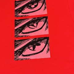 Naruto Anime Graphic Tee-Red Screen Print-Men’s M-Shonen-Manga Shirt