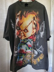 CHUCKY JUMBO PRINT ON A SHAKA HEAVYWEIGHT T “OVERSIZED FIT