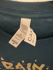 Rain Division Blue Beige Bella+ Canvas Unisex T Shirt Short-Sleeve Cotton Medium