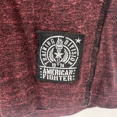 American Fighter Mens XL Front Back Graphic Long Sleeve Shirt