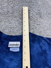 Siegfried & Roy Shirt Adult Medium Blue Tie Dye Graphic White Tiger Crewneck Vtg