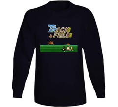 Track And Field Retro Video Arcade Game T Shirt