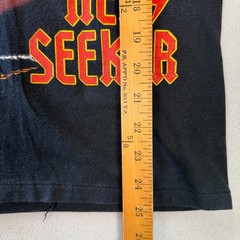 VTG ACDC T-Shirt Mens S Heat Seeker World Tour Single Stitch USA LICENSED 80s