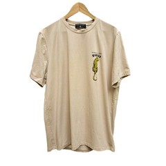 Roberto Vino Paris T Shirt Men L Beige Leopard Graphic Streetwear Luxury Hip Hop