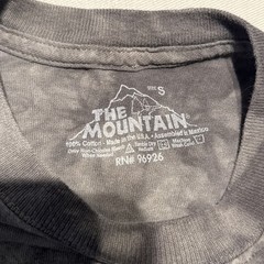 The Mountain T-Shirt Mens Smalll Grey Tie Dye Koala Animal Print Cotton Wildlife