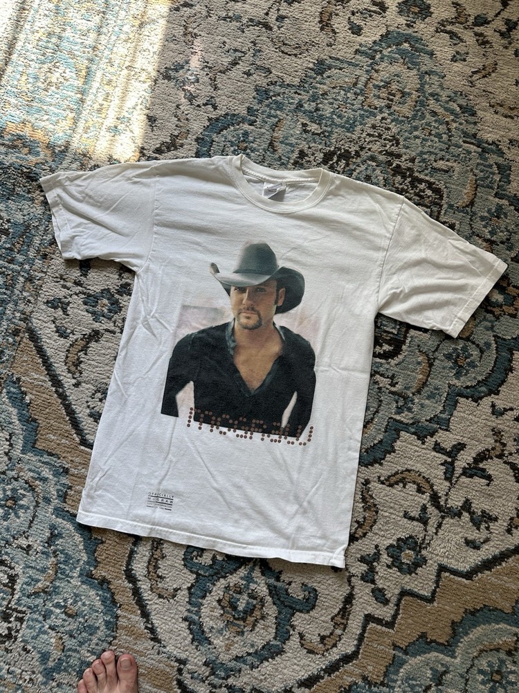 Vintage Tim McGraw 2005 Tour T Shirt Size Small