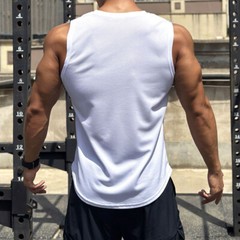 Men Quick Dry Bodybuilding Tank Top Gym Fitness T Shirt Stringer Singlet Vest US