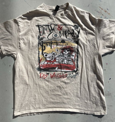 Men’s Dead & Co T-Shirt Beige 2024 Sphere XL Las Vegas Hippie Ralph Steadman Art