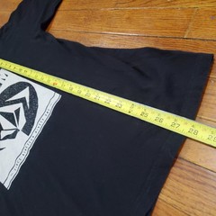 Volcom Shirt Mens Medium Black Stone Logo Since 1991 Graphic Tee Skateboarding