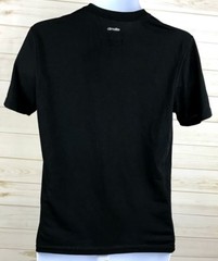 Adidas Ultimate Tee Mens Shirt Size Medium Black Teal 3 Stripes TShirt EUC A5204
