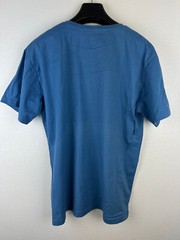 Bali Sunset Waves Shirt Mens 2XL Blue Graphic Crew Neck Short Sleeve Stretch
