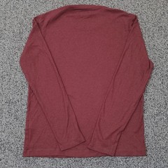 Banana Republic Shirt Mens Medium Red Long Sleeve Luxury Touch Crewneck Tee