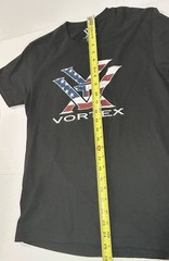 Vortex Optics Men’s Short Sleeve T-Shirt Stars and Stripes, Black , Size Small