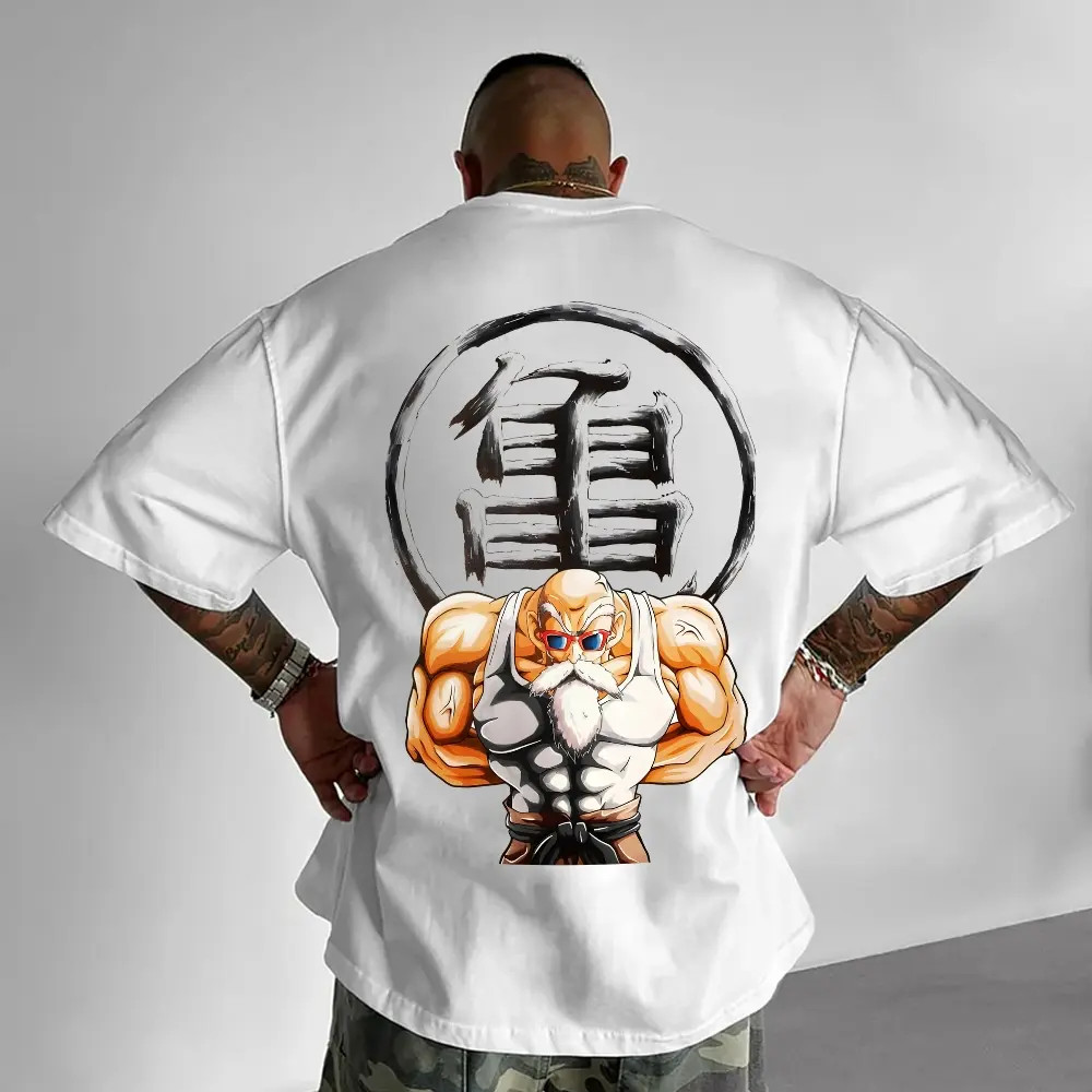 Urban Street Unisex Summer outfits men streetwear 80s 90s graphic tees cotton
