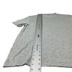 J Crew T-Shirt Mens M Gray Heather V-Neck Basic Washed Jersey Casual Minimalist