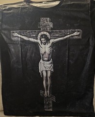 JESUS CHRIST ON THE CROSS CRUCIFIX HOPE SACRIFICE RELIGIOUS RELIGION T-SHIRT