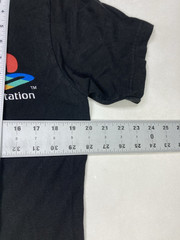 Sony Playstation Logo Graphic T-shirt Men Medium Black Short Sleeve