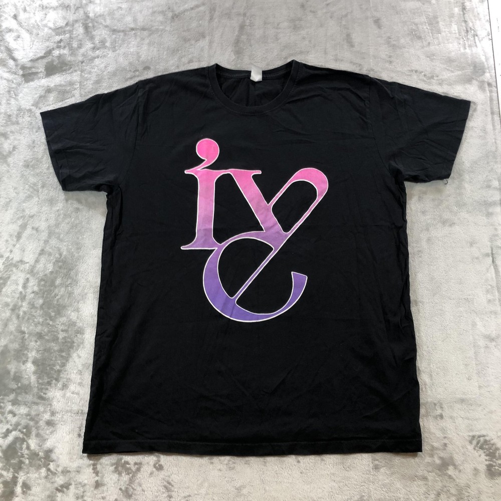 IVE 1st World Tour Shirt Mens XL Black Show What I Have K-Pop Tee CSW 24/7