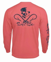 Salt Life Men’s “Skull and Hooks”, Long Sleeve Graphic T-Shirt, Med,Lg, XL, 2XL